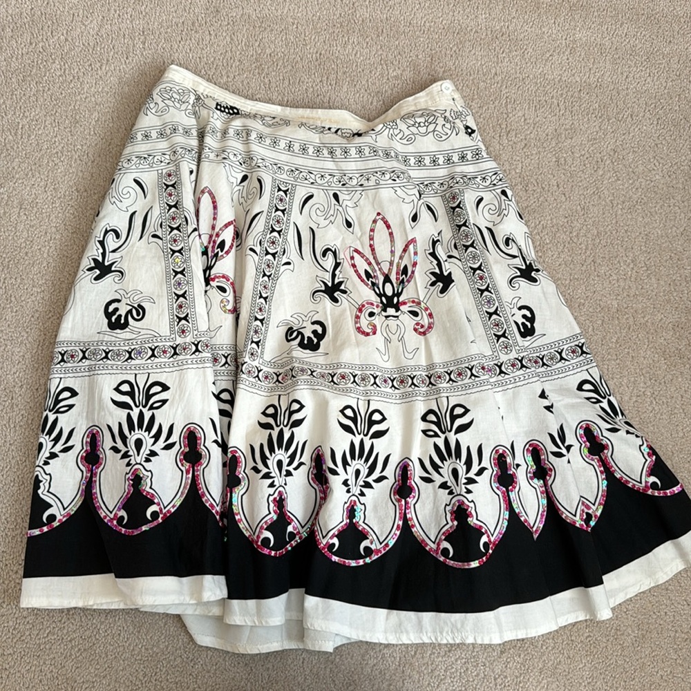 Lucy Paris Hand-Sequined Circle Skirt